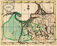 Карта Пруссии (La Prusse), 1784 г.