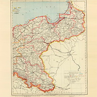 Карта Германской Империи. 1883 г.