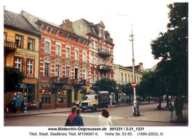 Tilsit, Stadt, Stadtkreis Tilsit Hohe Straße 53-55  Tilsit, Post