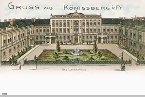 Königsberg (Pr.), Stadtkreis Königsberg Straße der SA Königsberg, Landeshaus Grafik I Königsberg, Landeshaus