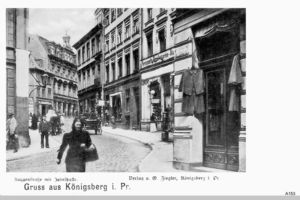 Königsberg (Pr.), Stadtkreis Königsberg Koggenstraße Königsberg, Koggenstraße mit Jubelhalle 