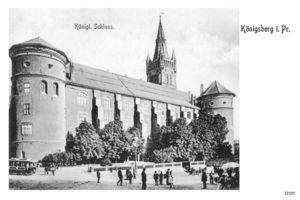 Königsberg (Pr.), Stadtkreis Königsberg  Königsberg, Schloß, Westseite VII 