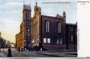 Königsberg (Pr.), Stadtkreis Königsberg  Königsberg, Krankenhaus der Barmherzigkeit II Königsberg, Krankenhäuser und Kliniken