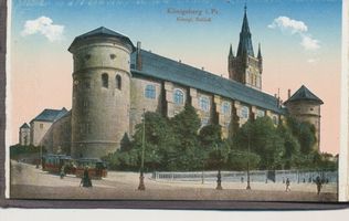 Königsberg (Pr.), Stadtkreis Königsberg  Königsberg, Schloß, Westseite Königsberg, Schloß
