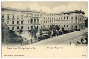 Königsberg (Pr.), Stadtkreis Königsberg  Königsberg, Königliche Regierung XII Königsberg, Nördliche Innenstadt westlich des Schloßteiches (Tragheim)
