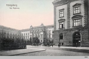 Königsberg (Pr.), Stadtkreis Königsberg Mitteltragheim 40 Königsberg, Königliche Regierung V Königsberg, Nördliche Innenstadt westlich des Schloßteiches (Tragheim)