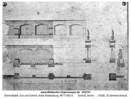 Dönhofstädt, Gut und Schloß, Kreis Rastenburg