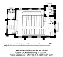 Puppen, Ort, Kreis Ortelsburg