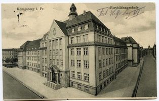 Königsberg (Pr.), Stadtkreis Königsberg Korinthendamm 18 Königsberg, Fortbildungsschule III Königsberg, Schulen