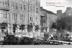 Königsberg (Pr.), Stadtkreis Königsberg Münzplatz Königsberg, Schloßfreiheit am Cafe' Imperial 
