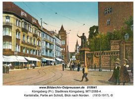Königsberg (Pr.), Stadtkreis Königsberg Kantstraße (fr. Prinzessinstraße)  Königsberg, Stadtteil Altstadt (Umgebung des Schlosses)