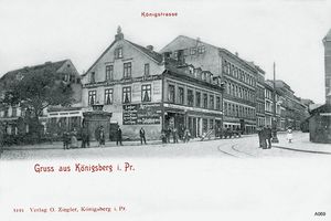 Königsberg (Pr.), Stadtkreis Königsberg Straße der SA Königsberg, Königstraße, Restauration und Destilation Eduard Fischer 