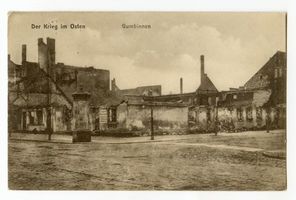 Gumbinnen, Stadt, Kreis Gumbinnen  Gumbinnen, Zerstörungen 1915 VI Gumbinnen, 1. Weltkrieg