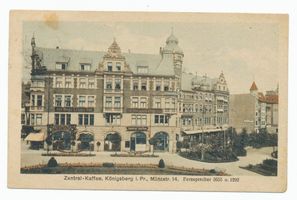 Königsberg (Pr.), Stadtkreis Königsberg Münzstraße Königsberg , Münzstraße, Zentral-Kaffee Königsberg, Münzplatz