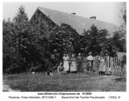 Rosenau Kr. Allenstein, Kreis Allenstein
