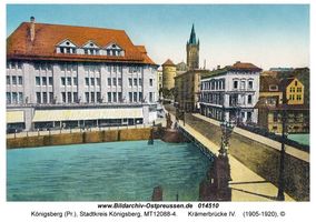 Königsberg (Pr.), Stadtkreis Königsberg   Königsberg, Krämerbrücke