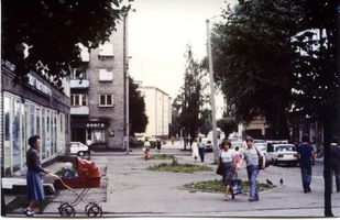 Tilsit, Stadt, Stadtkreis Tilsit Wasserstraße Tilsit (Советск), Blick in die ehemalige Wasserstraße 