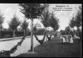 Königsberg (Pr.), Stadtkreis Königsberg  Königsberg, Partie in der Villenkolonie Oberteich-Maraunenhof I 