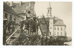 Tilsit, Stadt, Stadtkreis Tilsit Schenkendorfplatz Tilsit, Schenkendorfplatz, Provinzial-Sängerfest am 28.06.1931 V Tilsit, Schenkendorfplatz