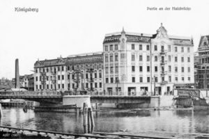 Königsberg (Pr.), Stadtkreis Königsberg  Königsberg, Partie an der Holzbrücke 