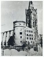 Königsberg (Pr.), Stadtkreis Königsberg  Königsberg (Pr.), Schloß nach der Zerstörung XIII Königsberg, Zweiter Weltkrieg und das Ende