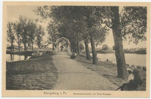 Königsberg (Pr.), Stadtkreis Königsberg  Königsberg, Amalienau, Hammerschmiede mitTeichanlagen Königsberg, Stadtteil Amalienau