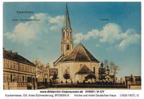 Kuckerneese, Ort, Kreis Elchniederung Am Markt