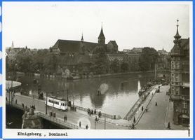 Königsberg (Pr.), Stadtkreis Königsberg  Königsberg (Pr.), Dominsel mit alter Universität XV Königsberg, Universität