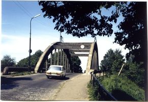 Tilsit, Stadt, Stadtkreis Tilsit Heinrichswalder Straße Tilsit (Советск), Eisenbahnviadukt  - ehemalige Hindenburgstraße Tilsit, Bahnhof und Eisenbahn