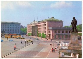 Königsberg (Pr.), Stadtkreis Königsberg  Königsberg - Kaliningrad, ehemaliger Nordbahnhof, Lenin-Denkmal II Königsberg, Hansaplatz und Umgebung