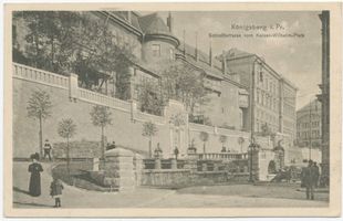 Königsberg (Pr.), Stadtkreis Königsberg Kaiser-Wilhelm-Platz Königsberg, Die Südseite des Schlosses mit der Terrasse II Königsberg, Schloß