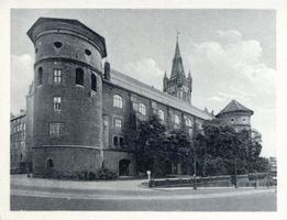 Königsberg (Pr.), Stadtkreis Königsberg  Königsberg (Pr.), Schloß Westseite XXI Königsberg, Schloß