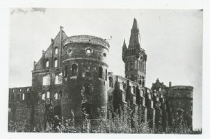 Königsberg (Pr.), Stadtkreis Königsberg  Königsberg, Schloß,  nach der Zerstörung, Südseite Königsberg, Zweiter Weltkrieg und das Ende