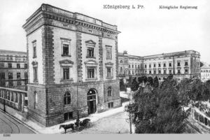 Königsberg (Pr.), Stadtkreis Königsberg Schönstraße Königsberg, Königliche Regierung Königsberg, Nördliche Innenstadt westlich des Schloßteiches (Tragheim)