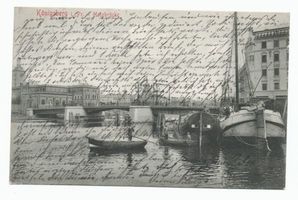 Königsberg (Pr.), Stadtkreis Königsberg  Königsberg, Holzbrücke Königsberg, Pregel