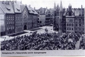 Königsberg (Pr.), Stadtkreis Königsberg  Königsberg, St. Georgs-Hospital IV Königsberg, Krankenhäuser und Kliniken