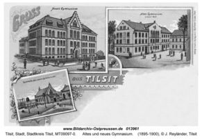 Tilsit, Stadt, Stadtkreis Tilsit Oberst-Hoffmann-Straße 38-39  Tilsit, Gymnasium