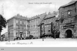 Königsberg (Pr.), Stadtkreis Königsberg Schloßplatz Königsberg, Schloß mit Hauptwache 