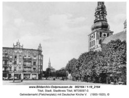 Tilsit, Stadt, Stadtkreis Tilsit Fletcherplatz  Tilsit, Bereich 