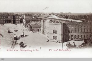Königsberg (Pr.), Stadtkreis Königsberg  Königsberg, Ost- und Südbahnhof I Königsberg, Bahnhöfe