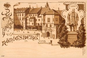 Königsberg (Pr.), Stadtkreis Königsberg  Königsberg, Schlosswache und Herzog-Albrecht-Denkmal 