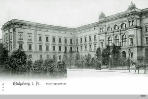 Königsberg (Pr.), Stadtkreis Königsberg Mitteltragheim 40 Königsberg, Regierungsgebäude III Königsberg, Nördliche Innenstadt westlich des Schloßteiches (Tragheim)