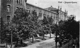 Tilsit, Stadt, Stadtkreis Tilsit Bahnhofstraße Tilsit Dragoner-Kaserne XV Tilsit, Bahnhofsviertel (Kleffelstr., südl. der Stolbecker Str., Dragonerstr., Bahnhofstr.)