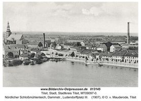 Tilsit, Stadt, Stadtkreis Tilsit Dammstraße  Tilsit, Bereich östl. Fletcherplatzes, westl. Fiskalischer Hafen, Dammstr.