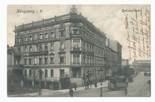 Königsberg (Pr.), Stadtkreis Königsberg Klapperwiese 1-2 Königsberg, Klapperwiese, Bahnhofshotel Königsberg, Hotels