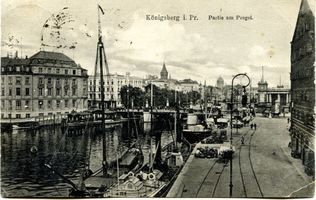 Königsberg (Pr.), Stadtkreis Königsberg  Königsberg, Partie am Pregel Königsberg, Pregel