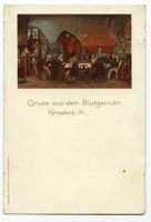 Königsberg (Pr.), Stadtkreis Königsberg  Königsberg (Pr.), Blutgericht, Gemälde Königsberg, Schloß, Innenräume