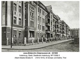 Insterburg, Stadt, Stadtkreis Insterburg Albert-Stadie-Straße