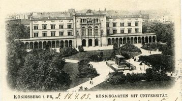 Königsberg (Pr.), Stadtkreis Königsberg  1 Königsberg, Universität mit Königsgarten III Königsberg, Universität