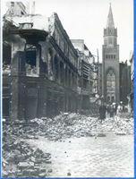 Königsberg (Pr.), Stadtkreis Königsberg Junkerstraße Königsberg (Pr.), Junkerstraße, Altstädtische Kirche, Zerstörungen Königsberg, Zweiter Weltkrieg und das Ende